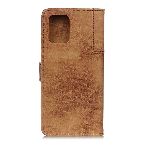 Funda de Cuero Cartera con Soporte Carcasa A07D para Motorola Moto G100 5G Marron