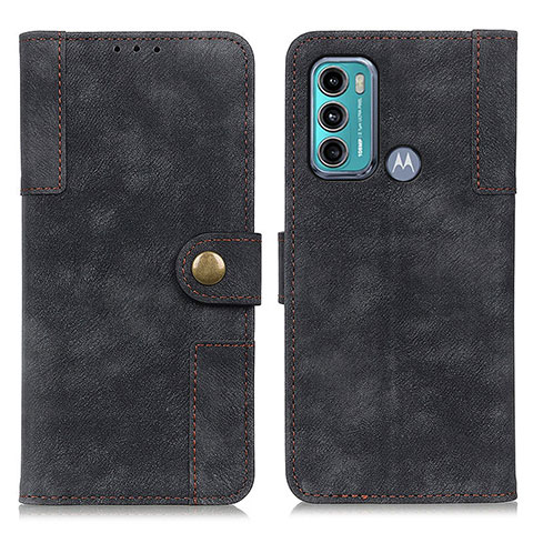 Funda de Cuero Cartera con Soporte Carcasa A07D para Motorola Moto G60 Negro