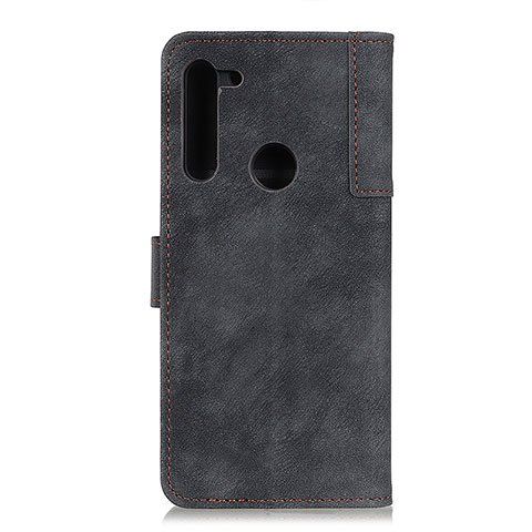 Funda de Cuero Cartera con Soporte Carcasa A07D para Motorola Moto One Fusion Plus Negro