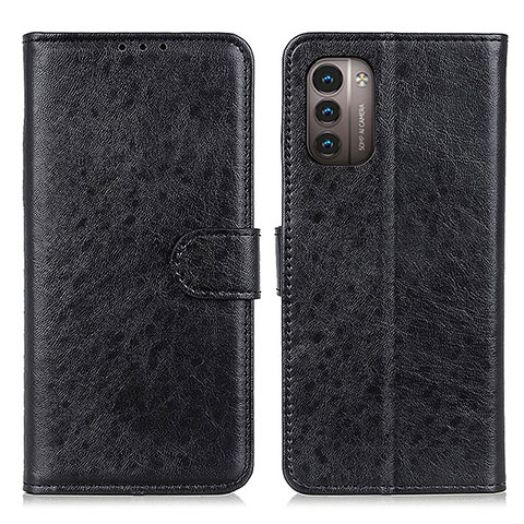 Funda de Cuero Cartera con Soporte Carcasa A07D para Nokia G11 Negro