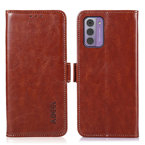 Funda de Cuero Cartera con Soporte Carcasa A07D para Nokia G310 5G Marron