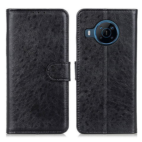 Funda de Cuero Cartera con Soporte Carcasa A07D para Nokia X100 5G Negro