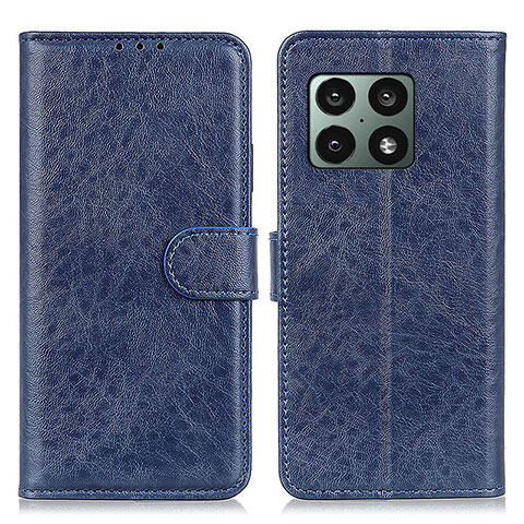 Funda de Cuero Cartera con Soporte Carcasa A07D para OnePlus 10 Pro 5G Azul