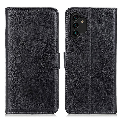 Funda de Cuero Cartera con Soporte Carcasa A07D para Samsung Galaxy A13 4G Negro