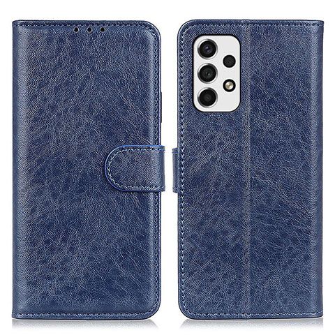 Funda de Cuero Cartera con Soporte Carcasa A07D para Samsung Galaxy A53 5G Azul