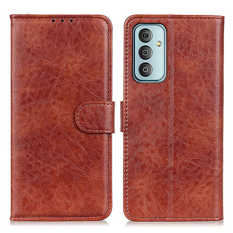 Funda de Cuero Cartera con Soporte Carcasa A07D para Samsung Galaxy F23 5G Marron