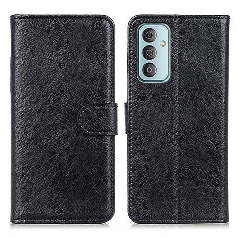 Funda de Cuero Cartera con Soporte Carcasa A07D para Samsung Galaxy F23 5G Negro