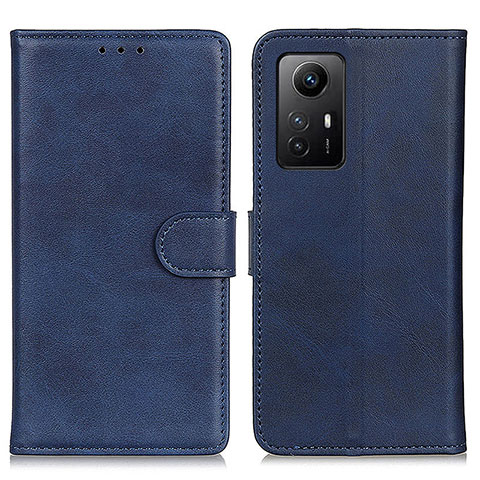 Funda de Cuero Cartera con Soporte Carcasa A07D para Xiaomi Redmi Note 12S Azul