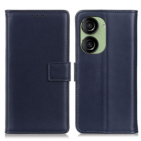 Funda de Cuero Cartera con Soporte Carcasa A08D para Asus ZenFone 10 Azul