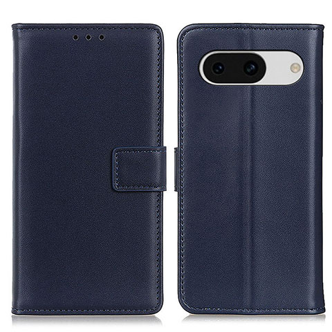 Funda de Cuero Cartera con Soporte Carcasa A08D para Google Pixel 8a 5G Azul