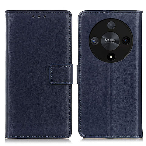 Funda de Cuero Cartera con Soporte Carcasa A08D para Huawei Honor X9b 5G Azul