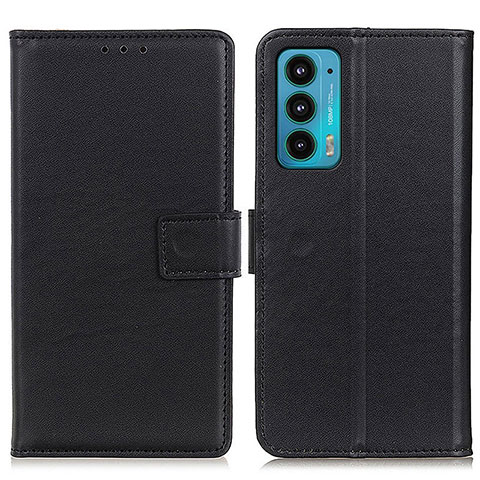 Funda de Cuero Cartera con Soporte Carcasa A08D para Motorola Moto Edge 20 5G Negro