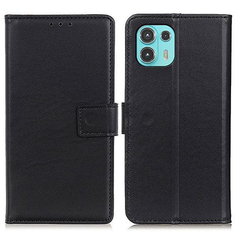 Funda de Cuero Cartera con Soporte Carcasa A08D para Motorola Moto Edge 20 Lite 5G Negro