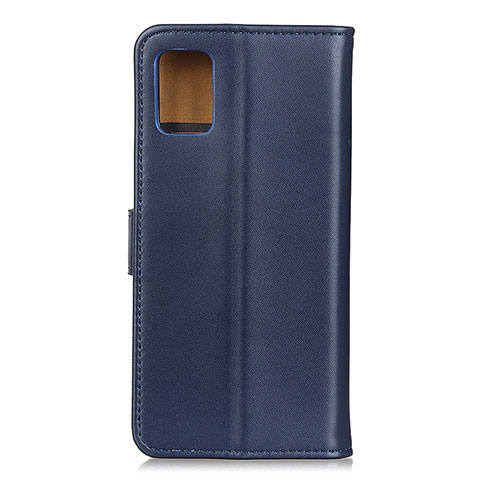 Funda de Cuero Cartera con Soporte Carcasa A08D para Motorola Moto Edge S 5G Azul