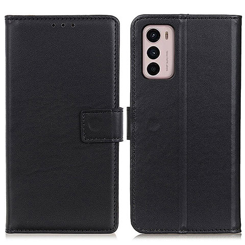 Funda de Cuero Cartera con Soporte Carcasa A08D para Motorola Moto G42 Negro