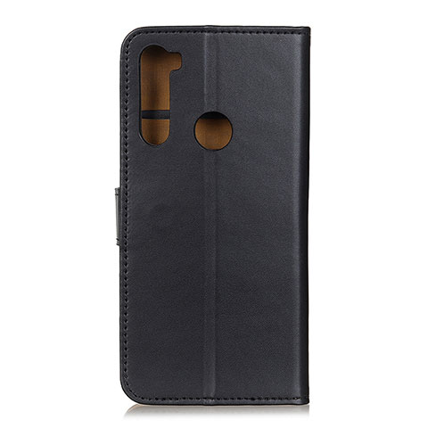 Funda de Cuero Cartera con Soporte Carcasa A08D para Motorola Moto One Fusion Plus Negro