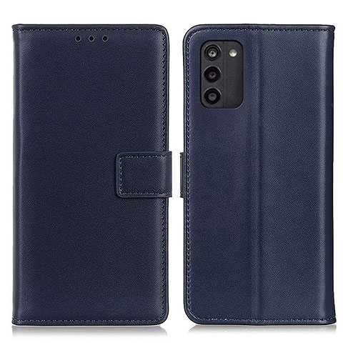 Funda de Cuero Cartera con Soporte Carcasa A08D para Nokia G100 Azul