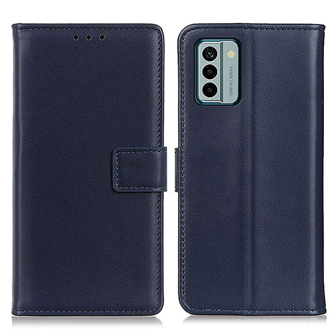 Funda de Cuero Cartera con Soporte Carcasa A08D para Nokia G22 Azul