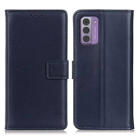 Funda de Cuero Cartera con Soporte Carcasa A08D para Nokia G310 5G Azul