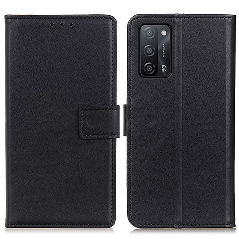 Funda de Cuero Cartera con Soporte Carcasa A08D para Oppo A53s 5G Negro