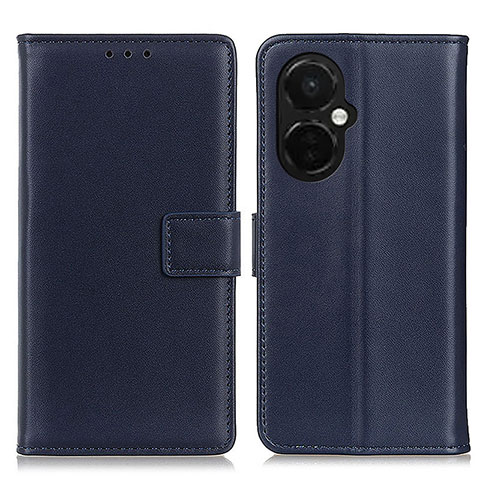 Funda de Cuero Cartera con Soporte Carcasa A08D para Oppo K11x 5G Azul