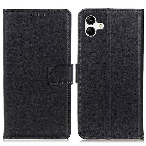 Funda de Cuero Cartera con Soporte Carcasa A08D para Samsung Galaxy A04 4G Negro