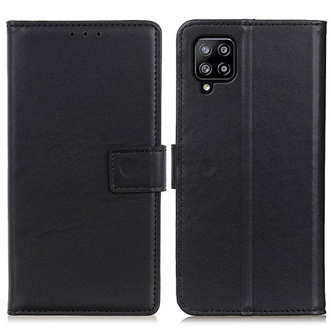 Funda de Cuero Cartera con Soporte Carcasa A08D para Samsung Galaxy A22 4G Negro