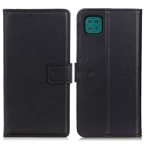 Funda de Cuero Cartera con Soporte Carcasa A08D para Samsung Galaxy A22 5G Negro