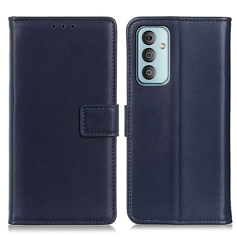 Funda de Cuero Cartera con Soporte Carcasa A08D para Samsung Galaxy F23 5G Azul