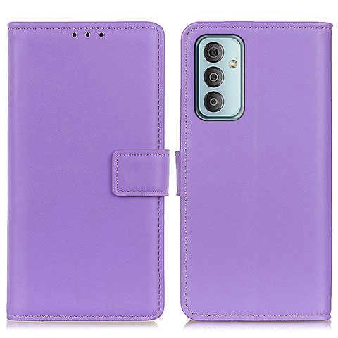 Funda de Cuero Cartera con Soporte Carcasa A08D para Samsung Galaxy M23 5G Morado