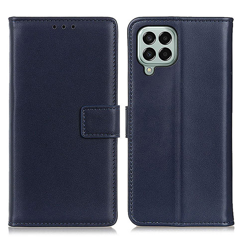 Funda de Cuero Cartera con Soporte Carcasa A08D para Samsung Galaxy M33 5G Azul