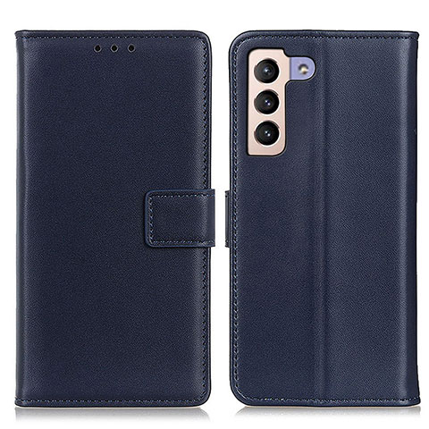 Funda de Cuero Cartera con Soporte Carcasa A08D para Samsung Galaxy S21 5G Azul