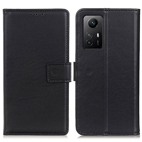 Funda de Cuero Cartera con Soporte Carcasa A08D para Xiaomi Redmi Note 12S Negro