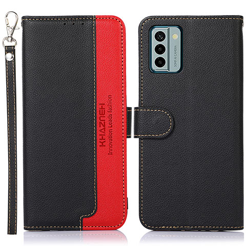 Funda de Cuero Cartera con Soporte Carcasa A09D para Nokia G22 Negro