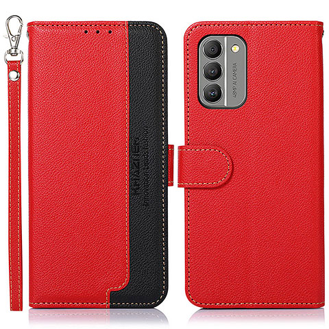 Funda de Cuero Cartera con Soporte Carcasa A09D para Nokia G400 5G Rojo