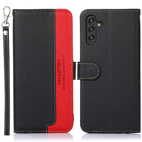 Funda de Cuero Cartera con Soporte Carcasa A09D para Samsung Galaxy A04s Negro