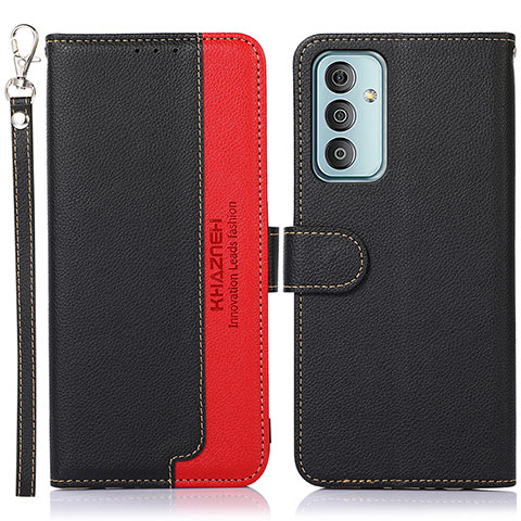 Funda de Cuero Cartera con Soporte Carcasa A09D para Samsung Galaxy M23 5G Negro