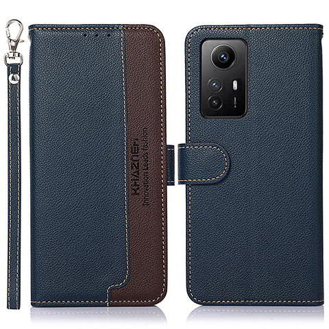 Funda de Cuero Cartera con Soporte Carcasa A09D para Xiaomi Redmi Note 12S Azul