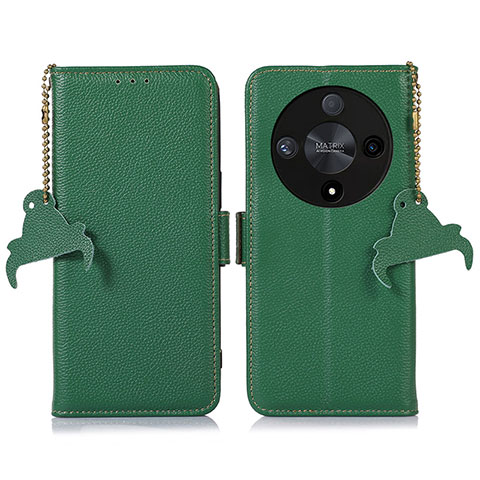 Funda de Cuero Cartera con Soporte Carcasa A10D para Huawei Honor Magic6 Lite 5G Verde