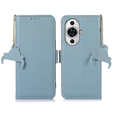 Funda de Cuero Cartera con Soporte Carcasa A10D para Huawei Nova 11 Ultra Azul Claro