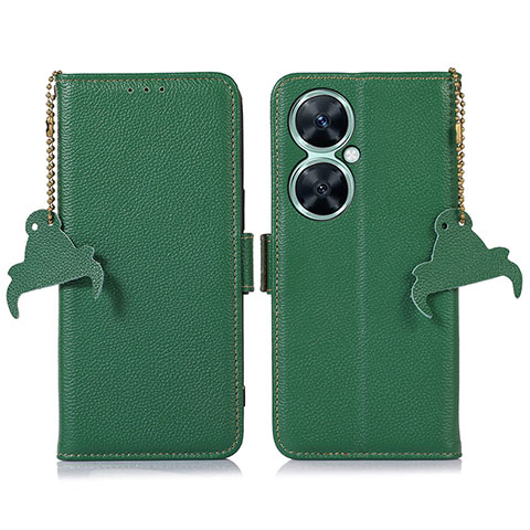 Funda de Cuero Cartera con Soporte Carcasa A10D para Huawei Nova 11i Verde