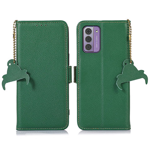 Funda de Cuero Cartera con Soporte Carcasa A10D para Nokia G310 5G Verde