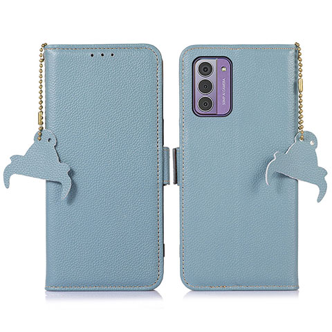 Funda de Cuero Cartera con Soporte Carcasa A10D para Nokia G42 5G Azul Claro