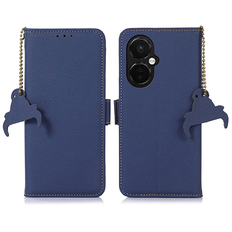 Funda de Cuero Cartera con Soporte Carcasa A10D para OnePlus Nord CE 3 5G Azul