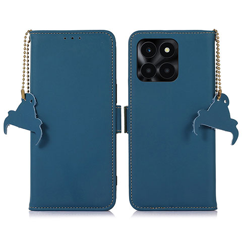 Funda de Cuero Cartera con Soporte Carcasa A11D para Huawei Honor X8b Azul