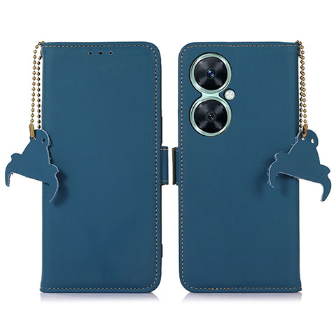 Funda de Cuero Cartera con Soporte Carcasa A11D para Huawei Nova 11i Azul