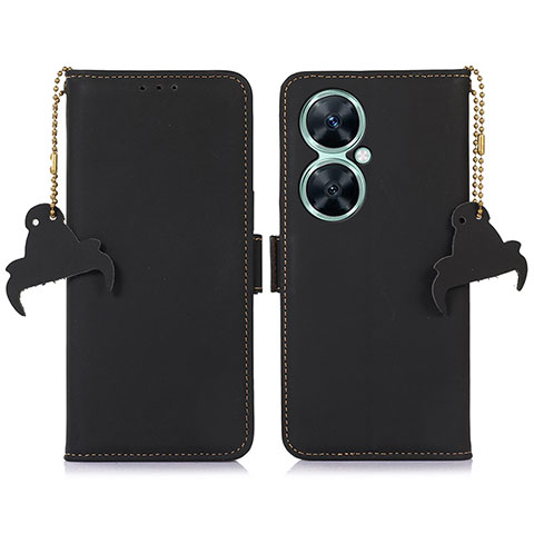 Funda de Cuero Cartera con Soporte Carcasa A11D para Huawei Nova 11i Negro