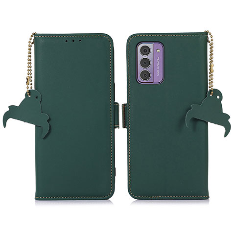 Funda de Cuero Cartera con Soporte Carcasa A11D para Nokia G310 5G Verde