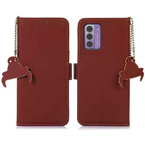 Funda de Cuero Cartera con Soporte Carcasa A11D para Nokia G42 5G Marron