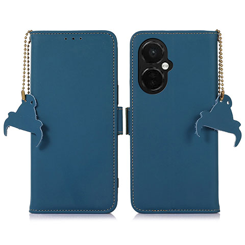 Funda de Cuero Cartera con Soporte Carcasa A11D para OnePlus Nord CE 3 5G Azul